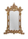 Pair of carved giltwood wall mirrors in the George III 'Chippendale' taste