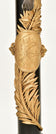 Gaston Veuvenot Leroux (1854-1942): 'Musicienne', Patinated and Gilt Bronze on Ebonised Pedestal