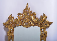 George II-Style Carved Giltwood Wall Mirror