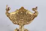 Gilt Bronze Master Salt with Cherub Handles
