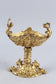 Gilt Bronze Master Salt with Cherub Handles