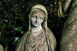 Sir John Steell RSA (1804-1891): Monumental Carved Sandstone Group, 'Providence with Widow and Children', circa 1832