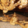 Large Italian Carved Giltwood Centre Table with Marble Top in the Régence Manner