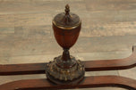 20th Century Louis XV-Style Vernis Martin Mahogany and Carved Giltwood Cabinet on Stand