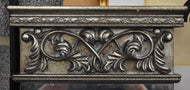 Pair of Silvered Pier Mirrors with Acanthus Cresting